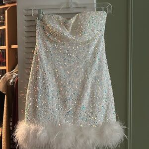 12th tribe white party dress